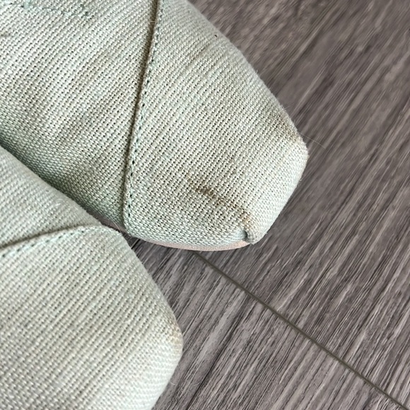 TOMS Alpargata Sage Heritage Canvas Mint Size 7 - Picture 4 of 7